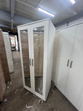 2 Doors With 2 Mirrors Wardrobe